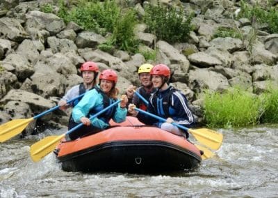 Mini raft little rapid run