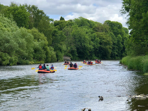 Group mini raft hire Group mini raft hire