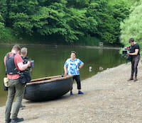 Susan Calman's Grand day out film crew Susan Calman's Grand day out film crew