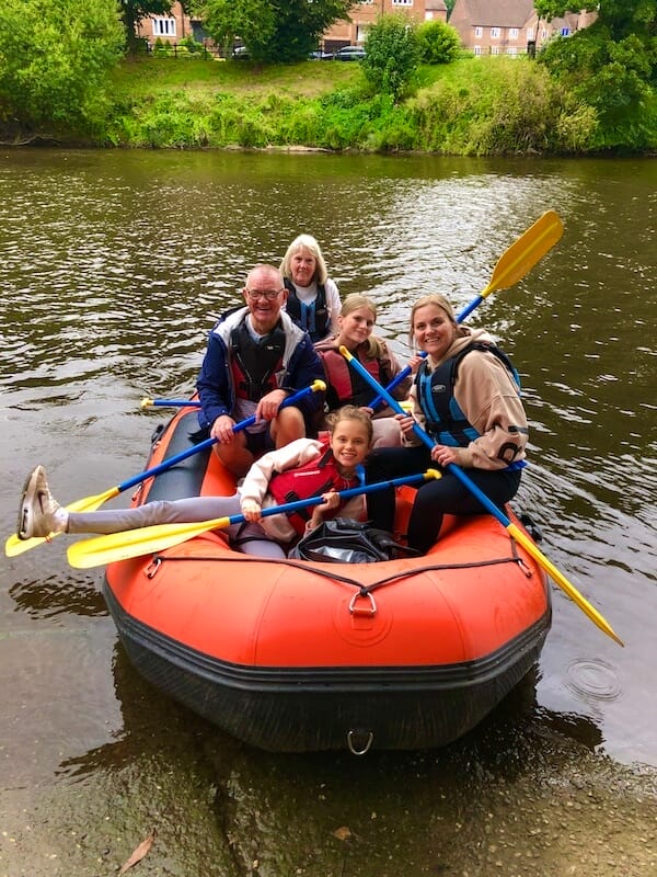 Irn Raft Raft hire with Shropshire Raft Tours in Ironbridge.